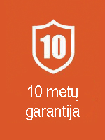 10 metų garantija
